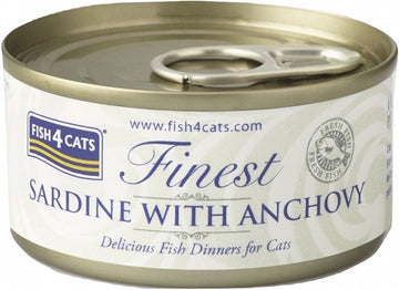 Fish4Cats 貓濕糧 - Finest - 沙甸魚鳳尾魚 70g