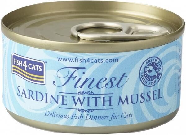Fish4Cats 貓濕糧 - Finest - 沙甸魚青口 70g