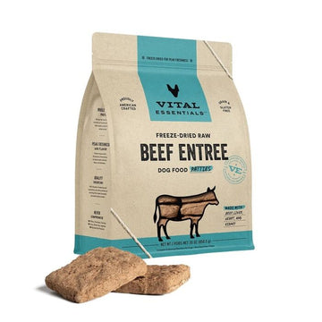 Vital Essentials 凍乾生肉主食 - 牛肉 ( 肉餅 ) 狗糧 30oz
