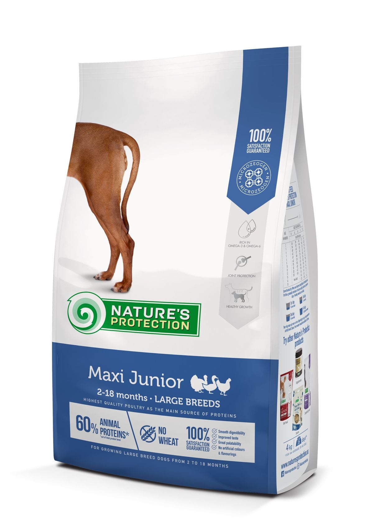 Nature's Protection 中大型幼犬配方 全天然狗糧 4kg （Best Before 2027/01）