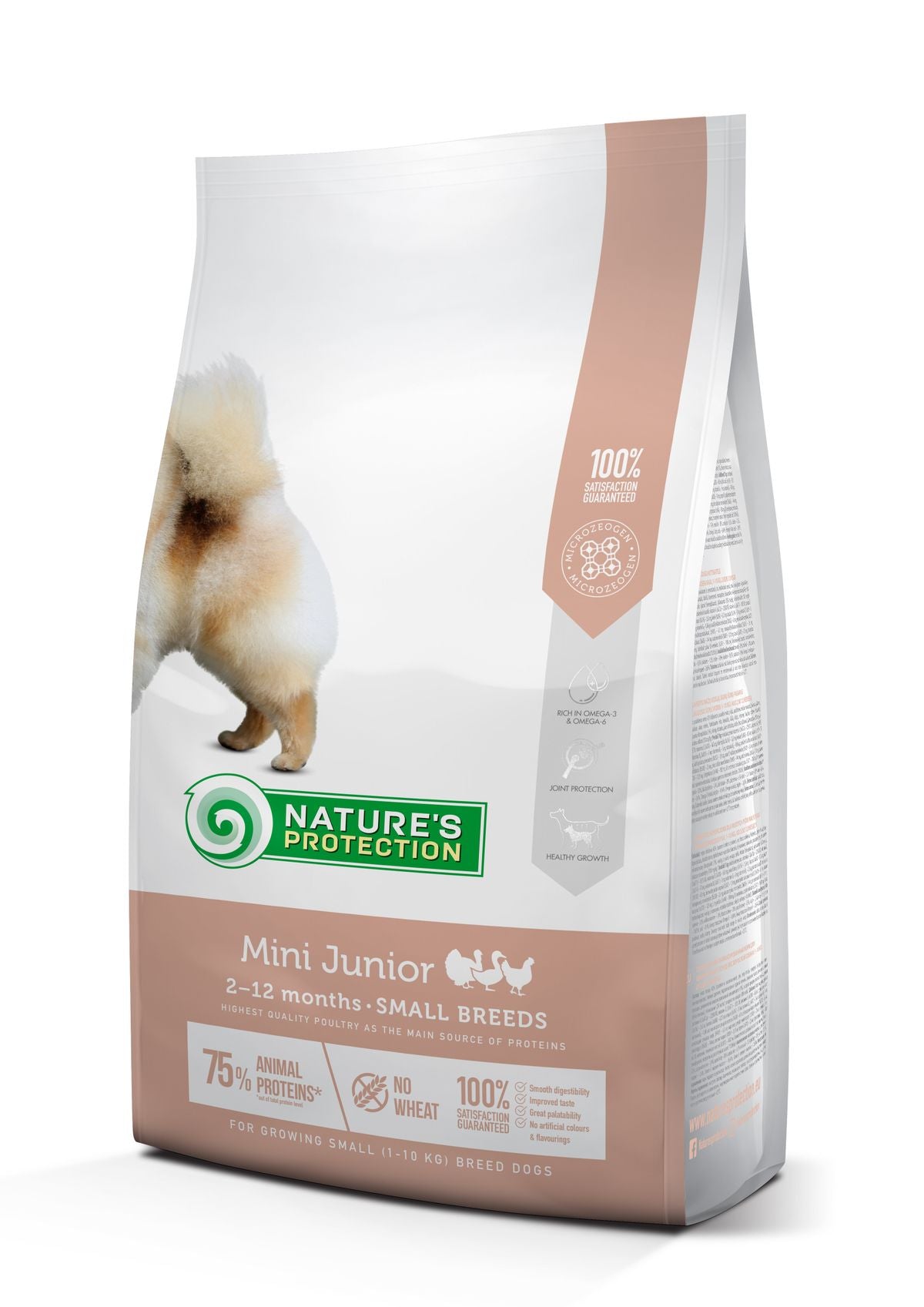 Nature's Protection 小型幼犬配方 全天然（鷄、魚）狗糧 7.5kg（Best Before 2027/03）