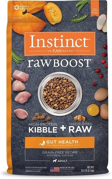 Instinct - 本能 生肉無穀物 （腸道健康）鷄肉配方-狗糧 4lbs / 20lbs