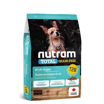 Nutram 加拿大紐頓狗乾糧 - T28 無穀物細粒 - 三文魚鱒魚配方 2kg / 5.4kg