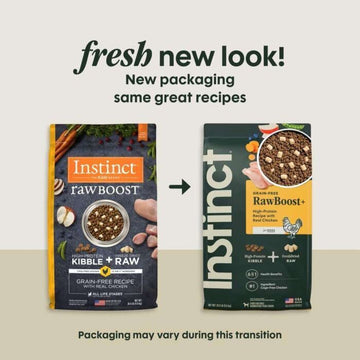 Instinct - 本能 生肉無穀物 雞肉配方 狗糧 3.5lbs / 20lbs