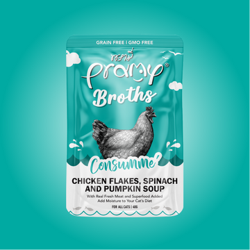 Pramy Nutritional Soup Pack Series - Tuna Broth + Spinach &amp; Pumpkin + Collagen 40g