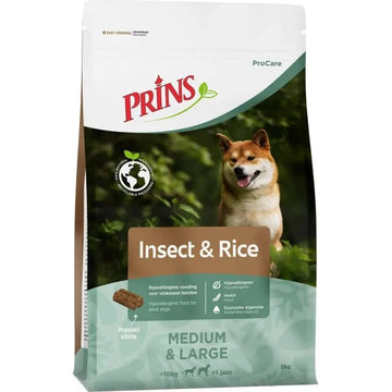 PRINS ProCare Insect & Rice 昆蟲蛋白防敏感中大型成犬蟲糧 3kg/12kg