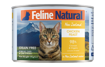 Feline Natural - F9 雞肉盛宴主食全貓配方貓罐頭 170g