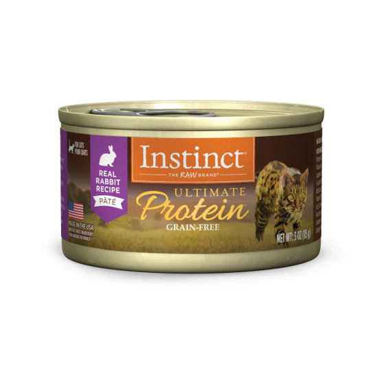 Instinct - 頂級蛋白無穀系列 - 兔肉配方貓罐頭 3oz（原箱優惠）