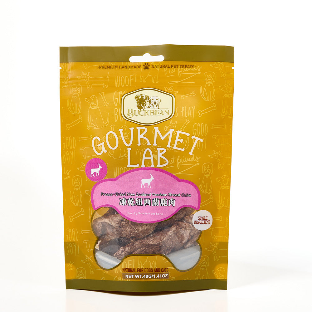 BuckBean 貓狗小食 凍乾紐西蘭鹿肉 40克 #BB007